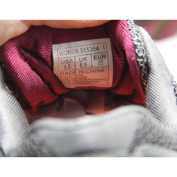 Saucony Running Shoes Womens Sz 8.5 Cohesion Grid Sneakers Gray Pink Gym Hiking - Picture 8 of 8